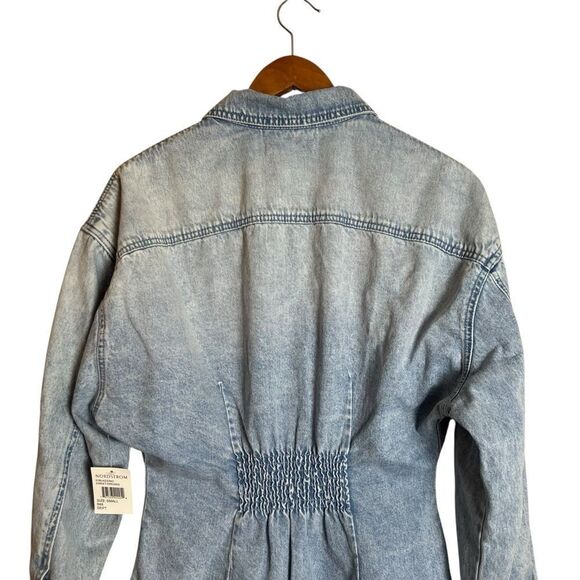 NWT! Blank NYC light denim shirt. Size small - Picture 7 of 8